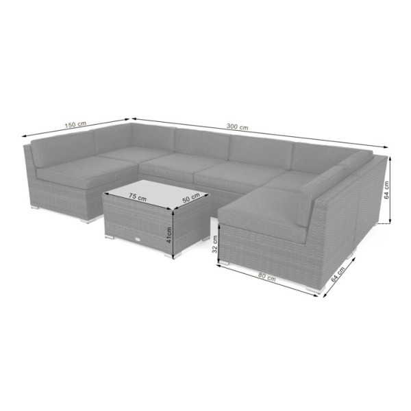 Комплект садових меблів HOME & GARDEN Kansas Maxi