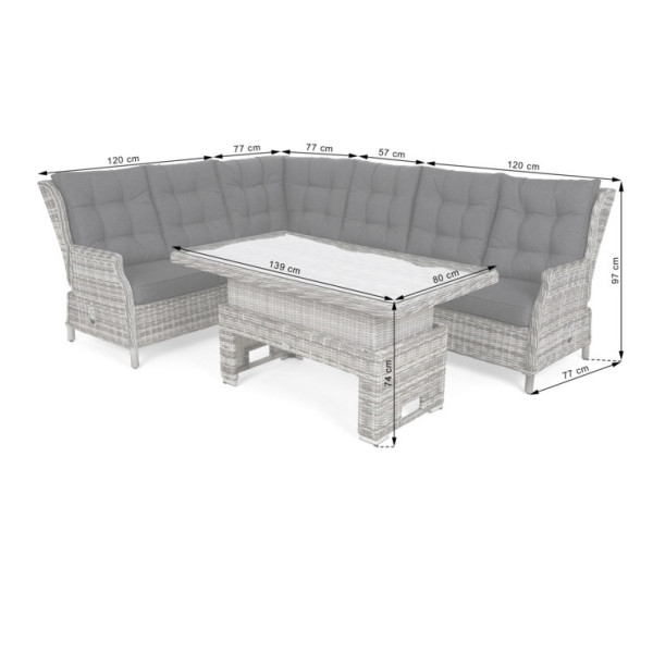 Комплект садовой мебели HOME & GARDEN Trivento