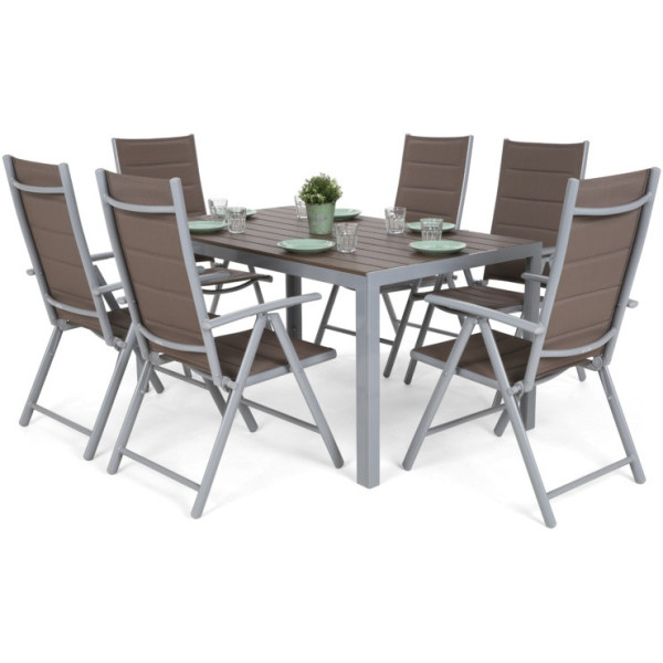 Набір садових меблів HOME & GARDEN Ibiza 150 стіл + 6 крісел