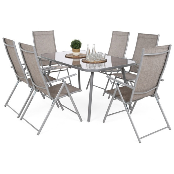 Набір садових меблів HOME & GARDEN Casablanca стіл + 6 крісел