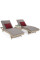 Комплект садових меблів HOME & GARDEN Bora Bora лежаки 2х + столик
