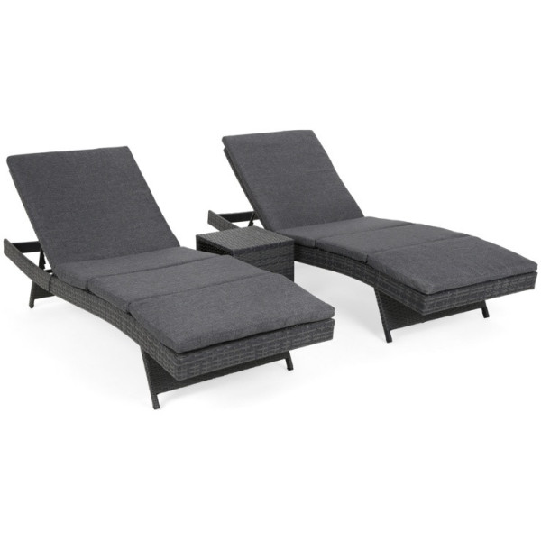 Комплект садових меблів HOME & GARDEN Bora Bora лежаки 2х + столик