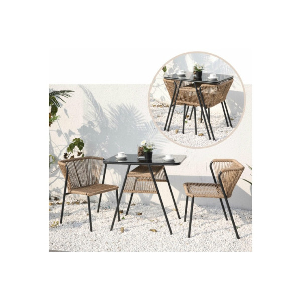 Набір садових меблів HOME & GARDEN Fiuggi стіл + 2 крісла