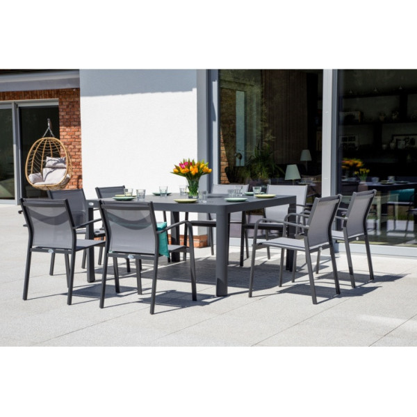 Набір садових меблів HOME & GARDEN Katania Square стіл + 8 крісел
