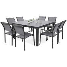 Набір садових меблів HOME & GARDEN Katania Square стіл + 8 крісел