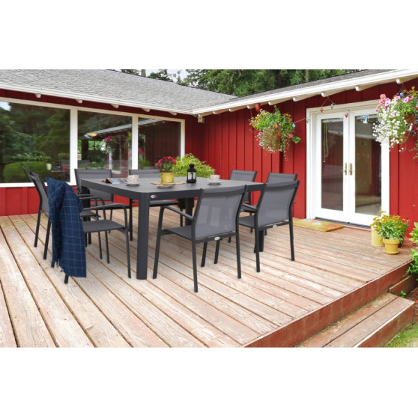 Набір садових меблів HOME & GARDEN Katania Square стіл + 8 крісел