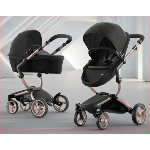 Коляска 2в1 Mima XARI 4G шасі  - Rose Gold