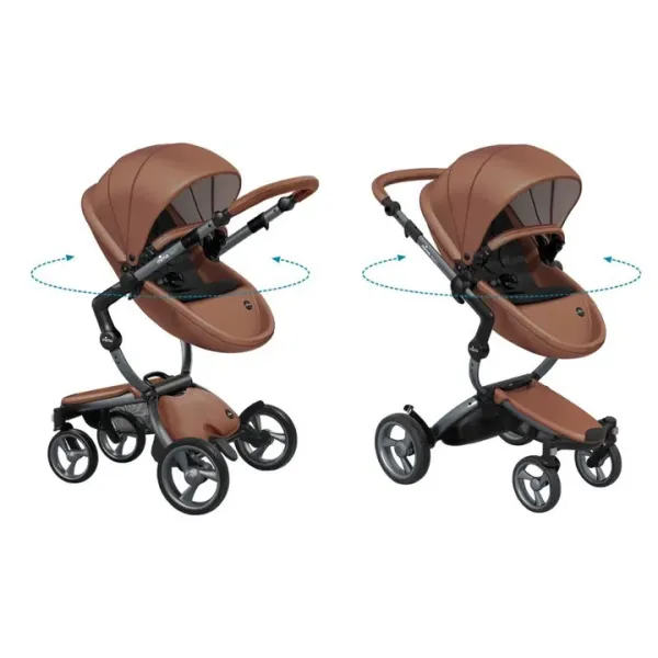 Коляска 2в1 Mima XARI 4G шасі  - Rose Gold