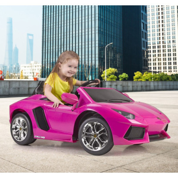 Автомобіль Feber  Aventador Pink 6V  12394