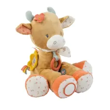 Плюшева сенсорна іграшка  NATTOU Корова Mila 45cm