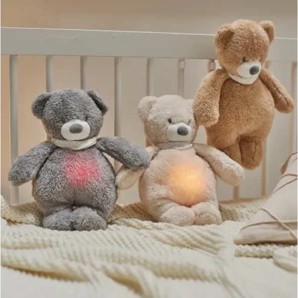 Плюшевая сенсорная игрушка NATTOU Sleepy Bear 4в1