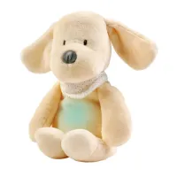 Плюшева сенсорна іграшка 4в1 NATTOU Sleepy Dog Ecru