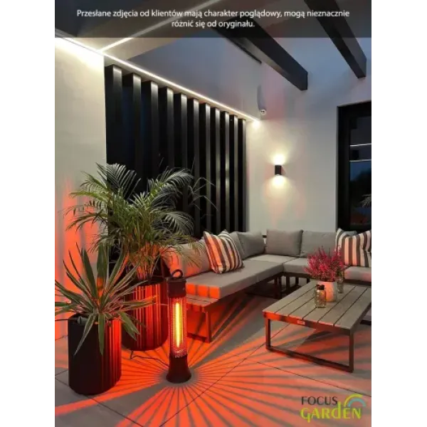 Уличный электрический обогреватель Focus Garden APUS Silver