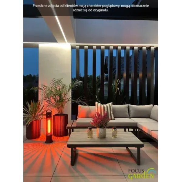 Уличный электрический обогреватель Focus Garden APUS Silver