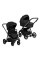 Коляска 2в1 Tutis Mio 3+ Black Colletion