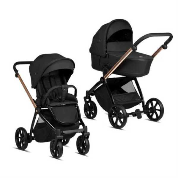 Коляска 2в1 Tutis Mio 3+ Black Colletion