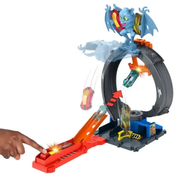 Трамплин Hot Wheels City петля Летучая мышь HTN78