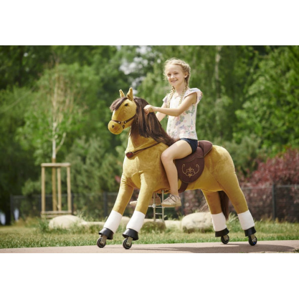 Механічна іграшка коник на колесах Ponnie XL PROFI