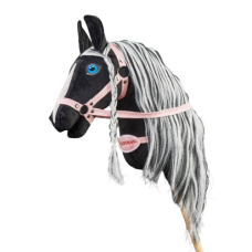 Плюшева іграшка конячка на паличці Hobby Horse Ponnie Barock Pinto A3 Pink