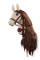 Плюшевая игрушка лошадка на палочке Hobby Horse Ponnie Cornelia A3