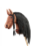 Плюшевая игрушка лошадка на палочке Hobby Horse Ponnie Charlotte A3