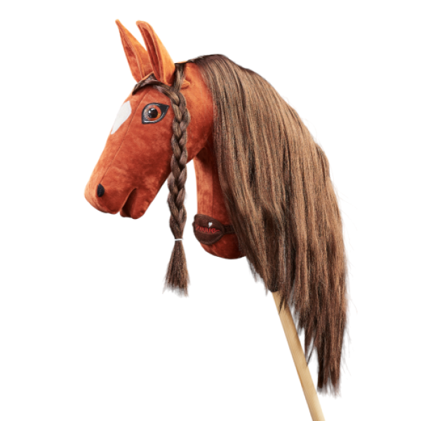 Плюшевая игрушка лошадка на палочке Hobby Horse Ponnie Carmen A3