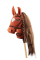 Плюшевая игрушка лошадка на палочке Hobby Horse Ponnie Carmen A3
