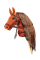 Плюшева іграшка конячка на паличці Hobby Horse Ponnie Wild Red A3