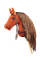 Плюшева іграшка конячка на паличці Hobby Horse Ponnie Wild Red A3
