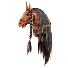 Плюшева іграшка конячка на паличці Hobby Horse Ponnie Brown Beauty A3