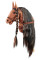 Плюшевая игрушка лошадка на палочке Hobby Horse Ponnie Brown Beauty A3