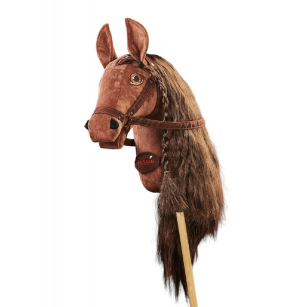 Плюшевая игрушка лошадка на палочке Hobby Horse Ponnie Hazel