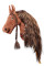 Плюшевая игрушка лошадка на палочке Hobby Horse Ponnie Hazel