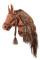 Плюшевая игрушка лошадка на палочке Hobby Horse Ponnie Hazel