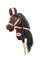 Плюшевая игрушка лошадка на палочке Hobby Horse Ponnie Dark Chocolate A3