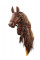 Плюшевая игрушка лошадка на палочке Hobby Horse Ponnie Chocolate A3