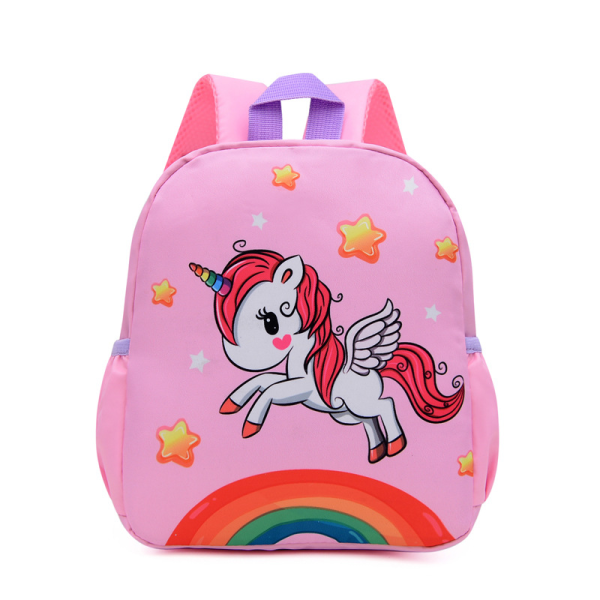 Детский рюкзак Evo-Kids Small Unicorn Pink (арт. 2418-10 Pink Unicorn) - ткань розовая / рисунок единорог розовый (коробок 1 шт.)