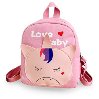Дитячий рюкзак Evo-Kids Small Unicorn-2 Pink (арт. 2418-19 Pink Unicorn-2) - тканина рожева / малюнок єдиноріг рожевий (коробок 1 шт.)