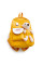 Дитячий рюкзак Evo-Kids Small-Bear Yellow (арт. 2418-1 Bear Yellow) - тканина жовта / іграшка ведмідь (коробок 1 шт.)
