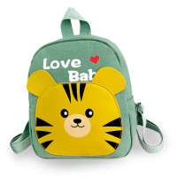 Дитячий рюкзак Evo-Kids Small Tiger Green (арт. 2418-21 Green Tiger) - тканина зелена / малюнок тигр (коробок 1 шт.)