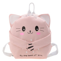 Детский рюкзак Evo-Kids Small Cat Pink (арт. 2418-23 Pink Cat) - ткань розовая / рисунок кот (коробок 1 шт.)