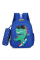 Детский рюкзак Evo-Kids Small Dino Skate Blue (арт. 2418-24 Blue Dino Skate) - ткань синня / рисунок динозавр на скейте (коробок 1 шт.)