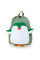 Дитячий рюкзак Evo-kids Small-Pinguin Green (арт. 2418-3-Green-pinguin) - тканина зелена / малюнок пінгвін (коробок 1 шт.)