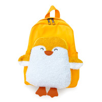 Дитячий рюкзак Evo-kids Small-Pinguin Yellow (арт. 2418-3-Yellow- pinguin) - тканина жовта / малюнок пінгвін (коробок 1 шт.)