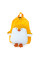 Дитячий рюкзак Evo-kids Small-Pinguin Yellow (арт. 2418-3-Yellow- pinguin) - тканина жовта / малюнок пінгвін (коробок 1 шт.)