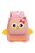 Дитячий рюкзак Evo-kids Small-Owl Pink (арт.2418-5-Pink-Owl) - рожева тканина / малюнок сова (коробок 1 шт.)