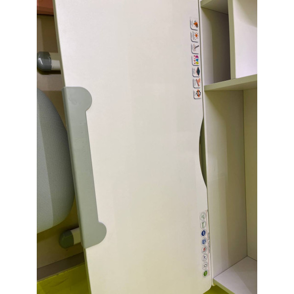 Комплект меблів Evo-kids (стіл+стілець+полиця) BD-22 G - стільниця світло-лілова / колір пластика сірий (коробок-1 шт.)
