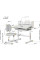 Комплект меблів Evo-Kids (стіл+стілець+полиця+лампа) BD-24 Grey (арт. BD-24 G) - стільниця біла / колір пластику сірий (коробок-1 шт.)