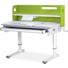 Дитячий стіл Mealux Denver Plus Green (арт.BD-660 Z Plus) - стільниця біла / накладки зелені (коробок-1 шт.)