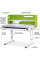 Дитячий стіл Mealux Denver Plus Green (арт.BD-660 Z Plus) - стільниця біла / накладки зелені (коробок-1 шт.)